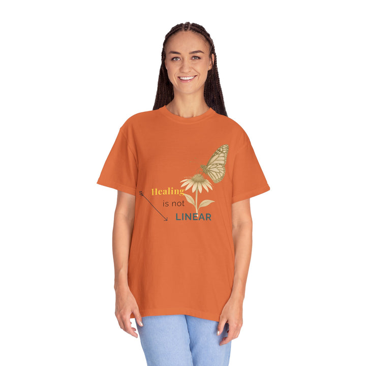 Healing is not Linear – Monarch Butterfly | Hopeful & Healing | Sketch Series by Pure Perspective App | Eco Friendly Graphic Tee