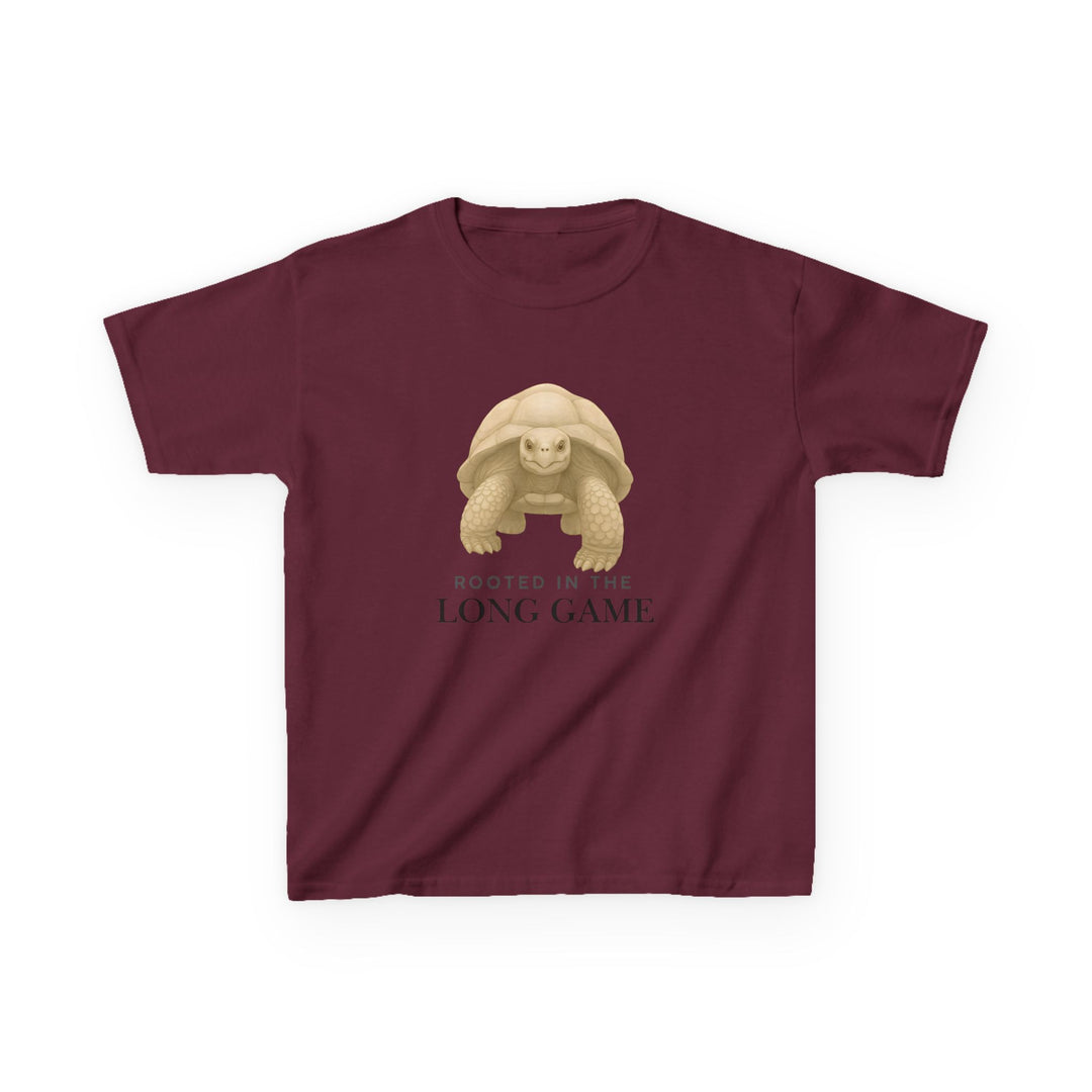 Kids Giant Tortoise Tee | "Build Your Future" | Sketch Design | Eco-Conscious | Grounded & Gentle