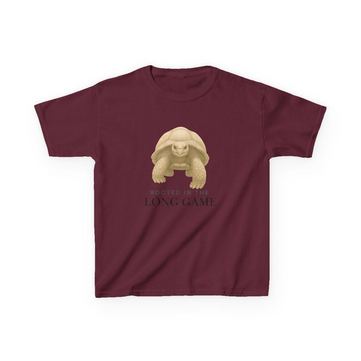 Kids Giant Tortoise Tee | "Build Your Future" | Sketch Design | Eco-Conscious | Grounded & Gentle