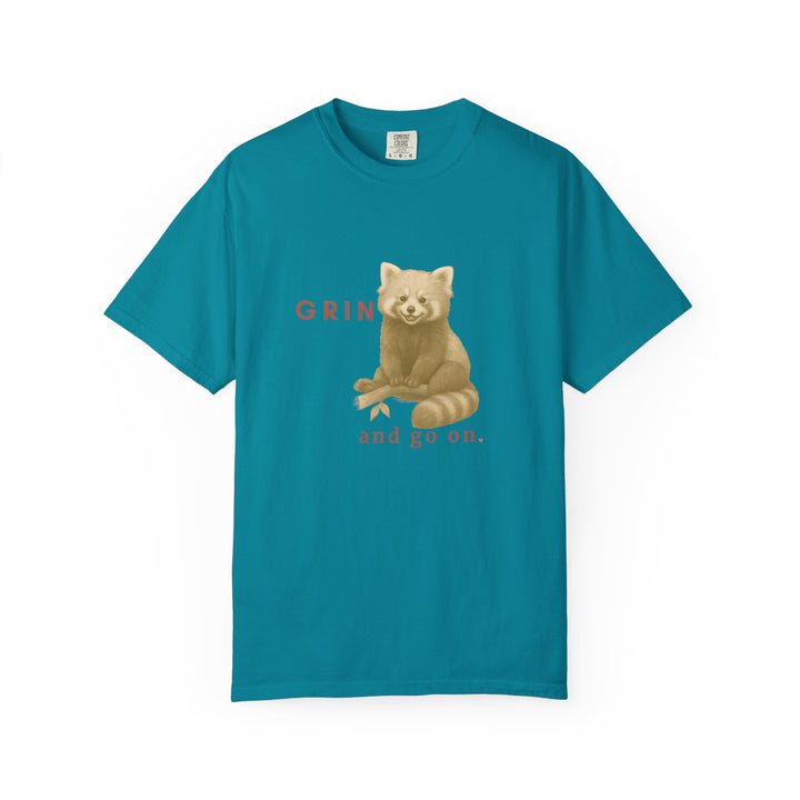 Grin and go on – Red Panda | Joyful & Playful | Sketch Series by Pure Perspective App | Eco Friendly Graphic Tee