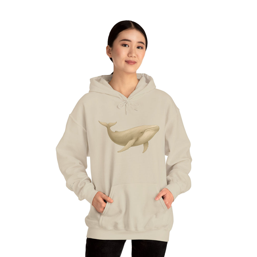 Endure – Blue Whale Edition | Connected & Compassionate Series | Unisex Heavy Blend™ Hooded Sweatshirt | Eco-Friendly Apparel