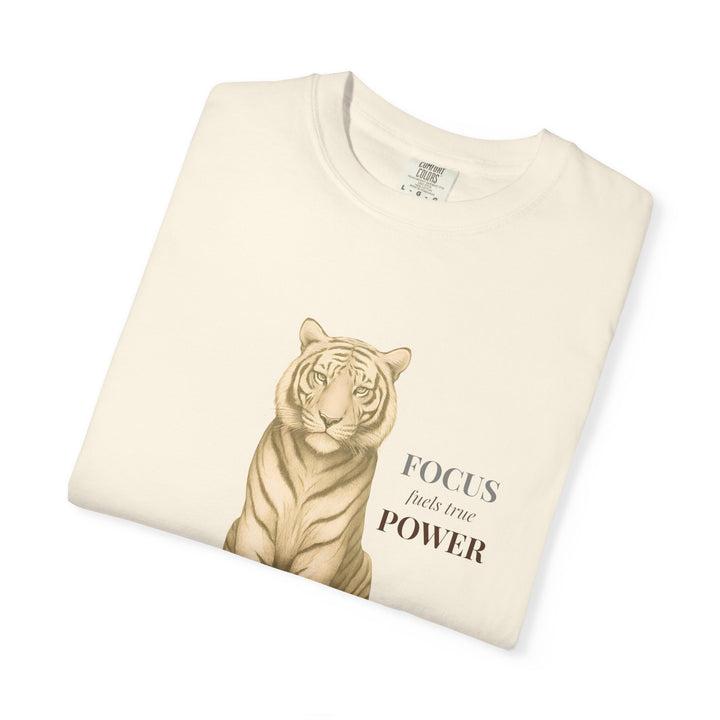 Force fuels true Power – Tiger | Empowered & Bold | Sketch Series by Pure Perspective | Eco Friendly Graphic Tee