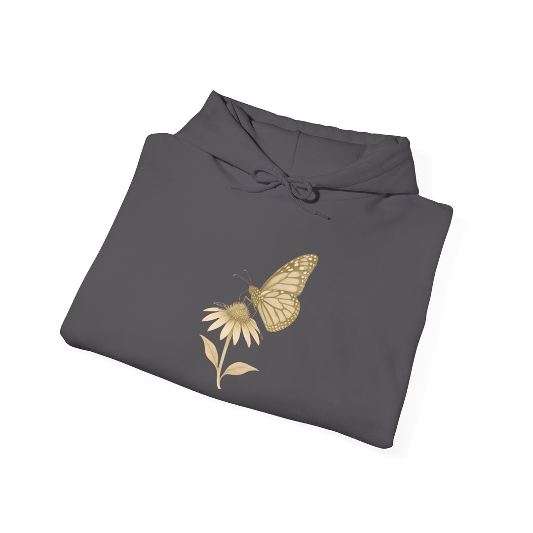 Healing is not Linear – Monarch Butterfly Edition | Hopeful & Healing Series | Unisex Heavy Blend™ Hooded Sweatshirt | Eco-Friendly Apparel