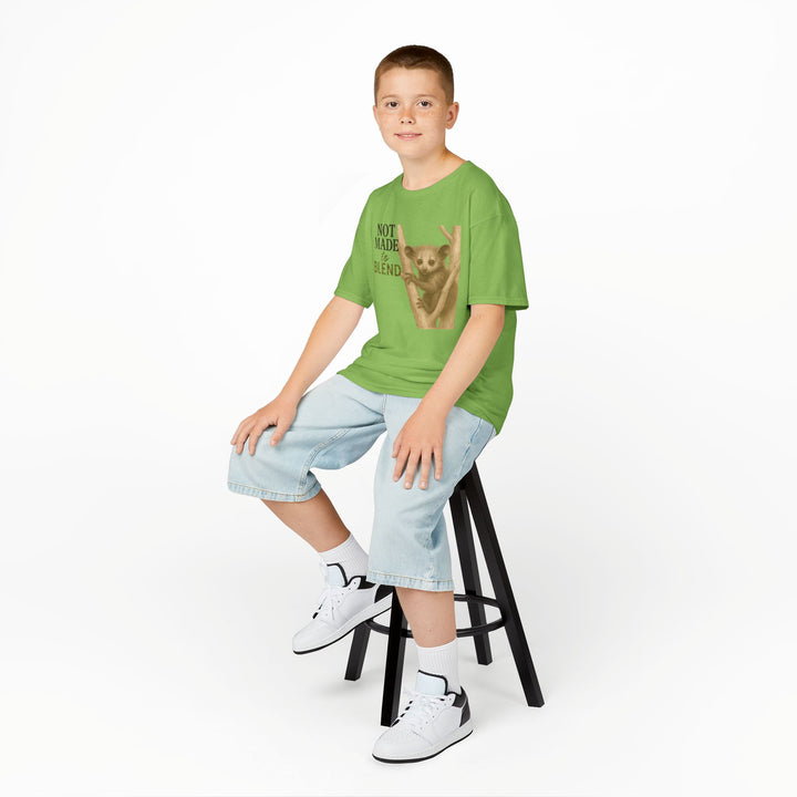 Kids Aye Aye Tee | "Not Made to Blend" | Sketch Design | Eco-Conscious | Reflective & Wise