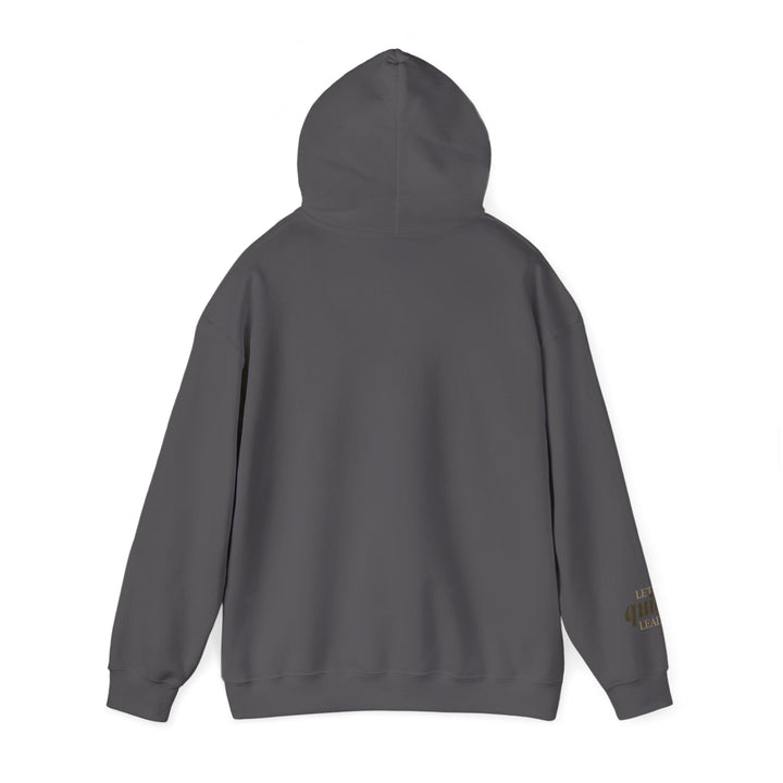 Let Quiet Lead – Barn Owl Edition | Calm & Centered Series | Unisex Heavy Blend™ Hooded Sweatshirt | Eco-Friendly Apparel