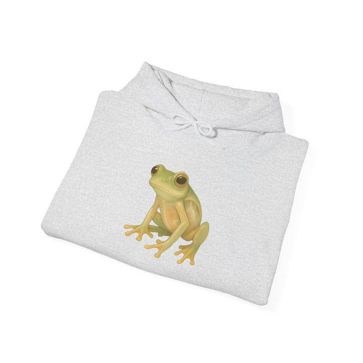 Vulnerability Takes Courage – Glass Frog Butterfly Edition | Hopeful & Healing Series | Unisex Heavy Blend™ Hooded Sweatshirt | Eco-Friendly Apparel