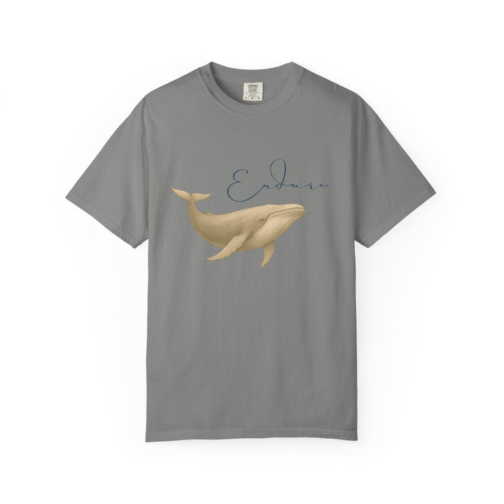Endure – Blue Whale | Connected & Compassionate | Sketch Series by Pure Perspective App | Eco Friendly Graphic Tee