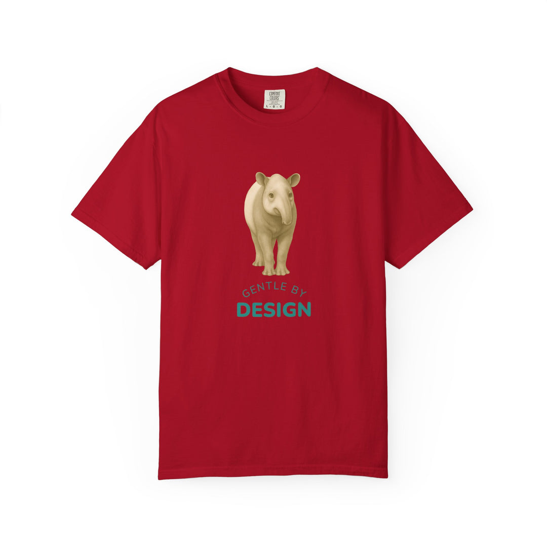Gentle By Design – Tapir | Grounded & Gentle | Sketch Series by Pure Perspective | Eco Friendly Graphic Tee