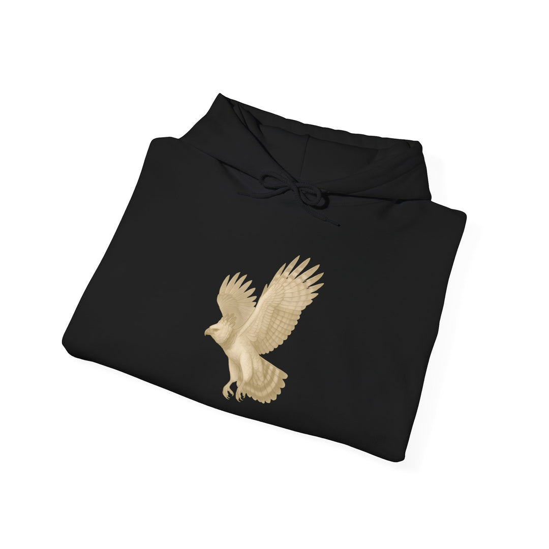 Ascend with Respect – Harpy Eagle | Empowered & Bold Series | Unisex Heavy Blend™ Hooded Sweatshirt | Eco-Friendly Apparel