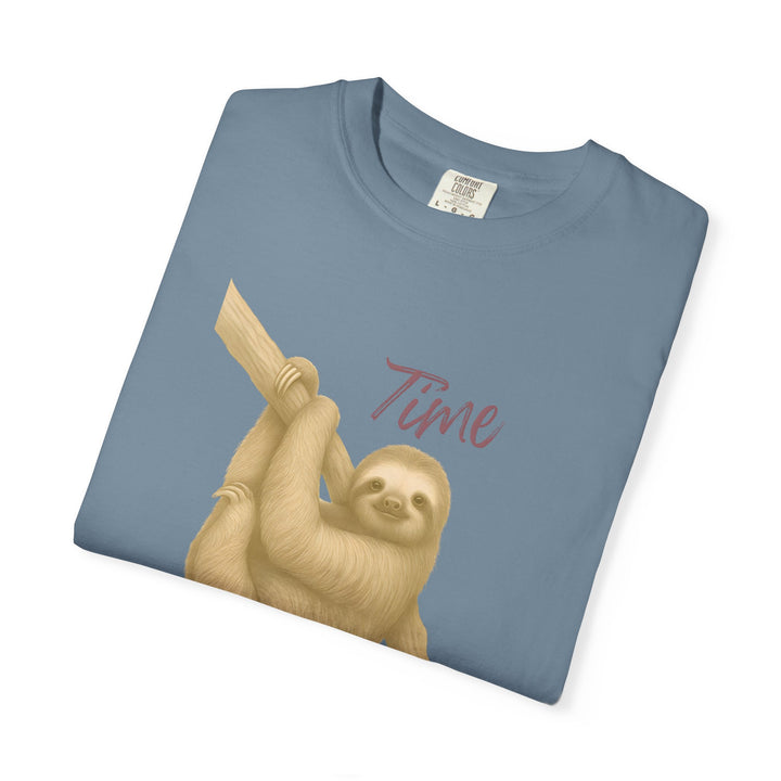 Time is Yours – Sloth | Joyful & Playful | Sketch Series by Pure Perspective | Eco Friendly Graphic Tee