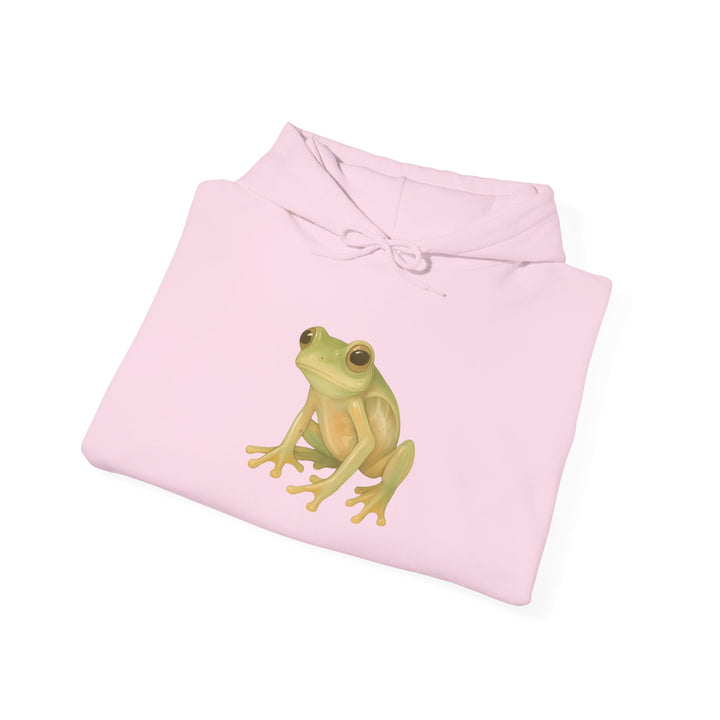 Vulnerability Takes Courage – Glass Frog Butterfly Edition | Hopeful & Healing Series | Unisex Heavy Blend™ Hooded Sweatshirt | Eco-Friendly Apparel
