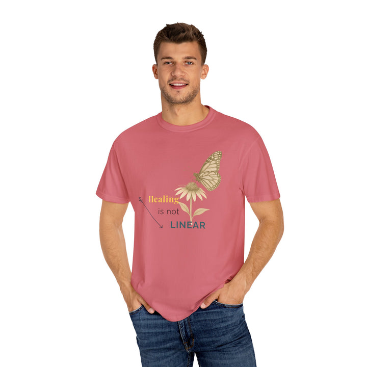 Healing is not Linear – Monarch Butterfly | Hopeful & Healing | Sketch Series by Pure Perspective App | Eco Friendly Graphic Tee