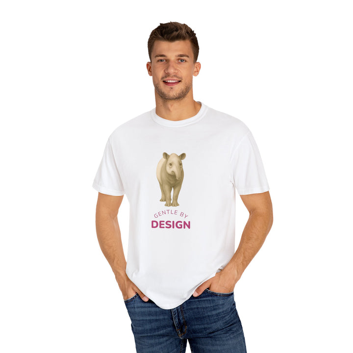 Gentle By Design – Tapir | Grounded & Gentle | Sketch Series by Pure Perspective | Eco Friendly Graphic Tee