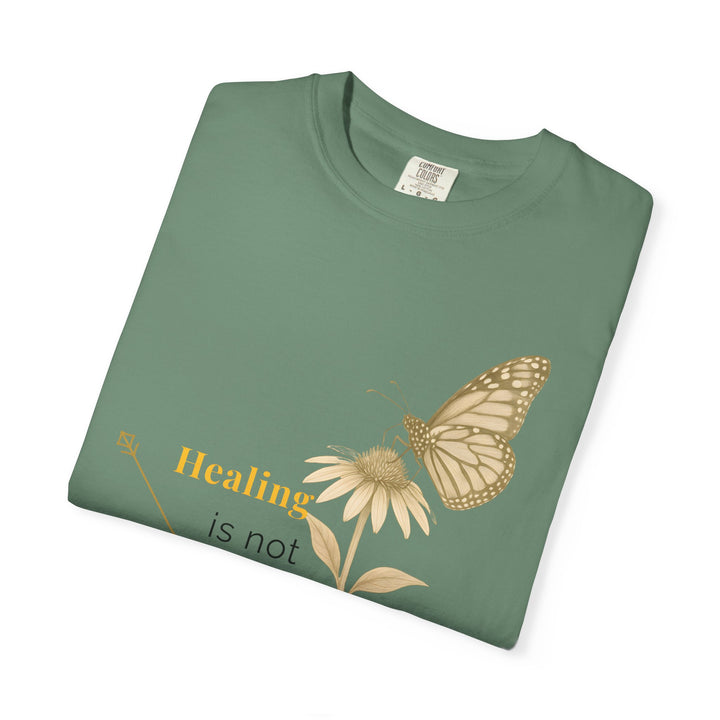 Healing is not Linear – Monarch Butterfly | Hopeful & Healing | Sketch Series by Pure Perspective App | Eco Friendly Graphic Tee