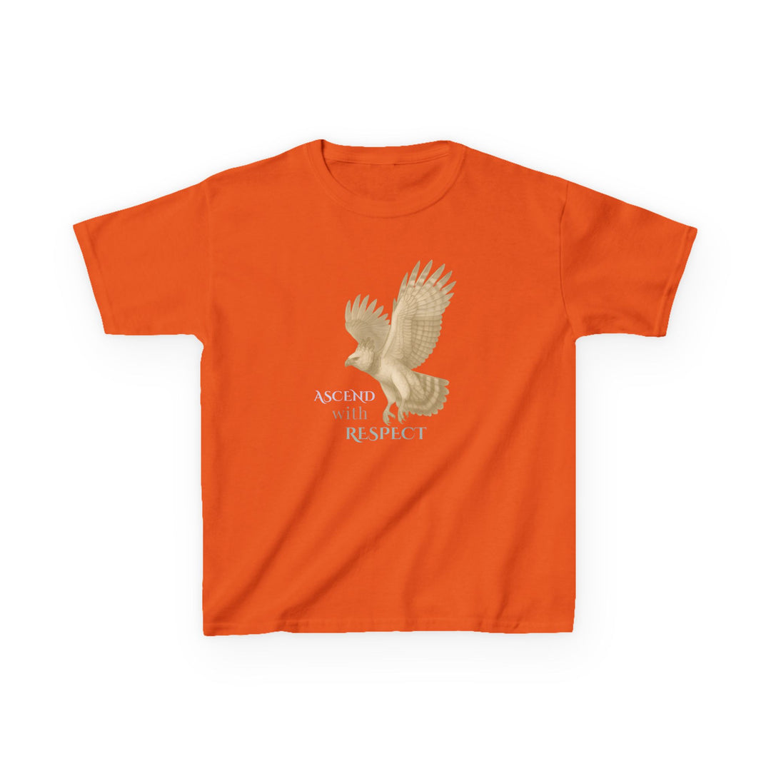 Kids Harpy Eagle Tee | "Rise with Kindness" | Sketch Design | Eco-Conscious | Empowered & Bold
