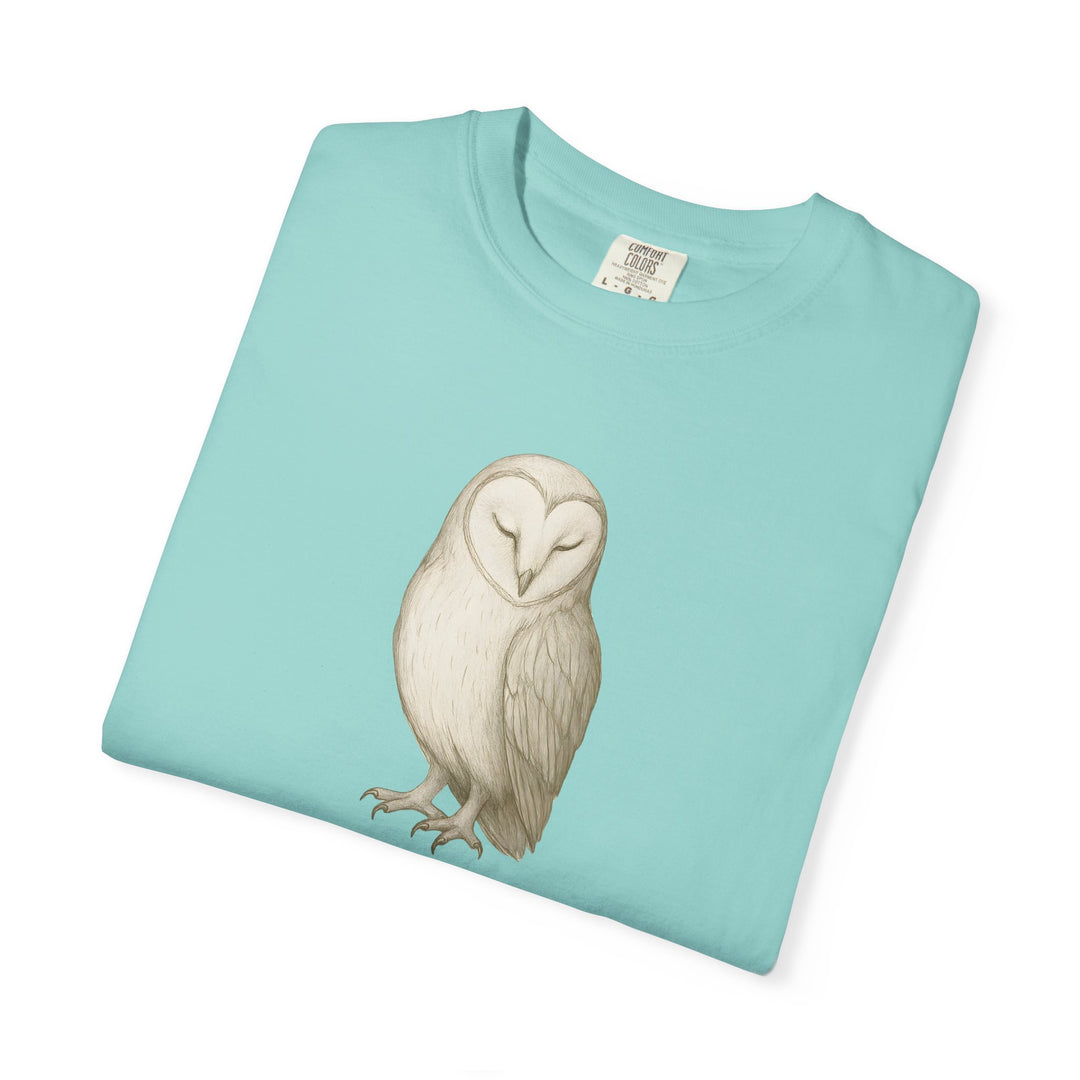 Let Quiet Lead – Owl | Calm & Centered | Sketch Series by Pure Perspective | Eco Friendly Graphic Tee