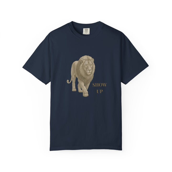 Show Up – Lion | Empowered & Bold | Sketch Series by Pure Perspective | Eco Friendly Graphic Tee