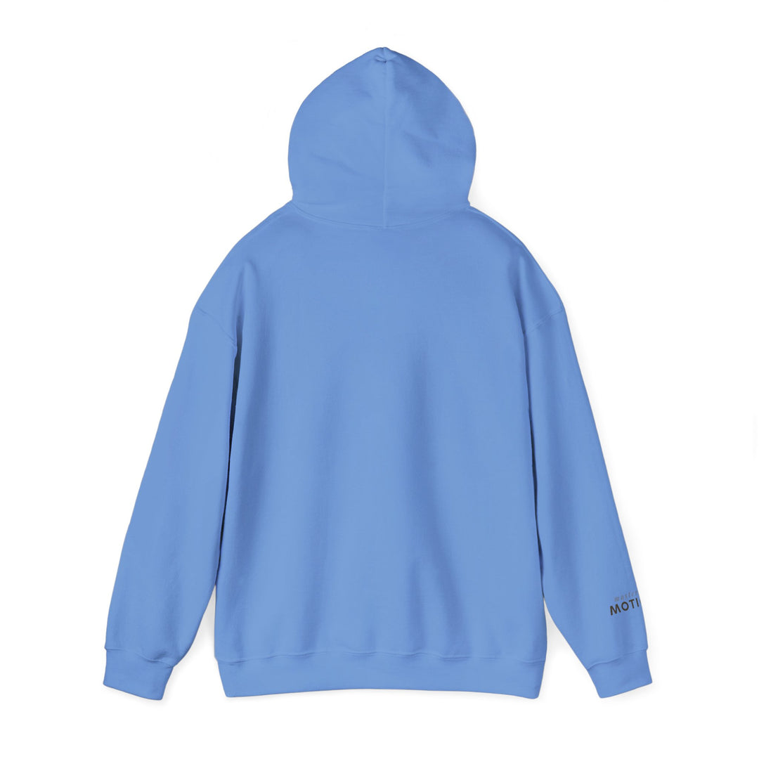 Mastery in Motion – Snow Leopard Edition | Patient & Peaceful Series | Unisex Heavy Blend™ Hooded Sweatshirt | Eco-Friendly Apparel