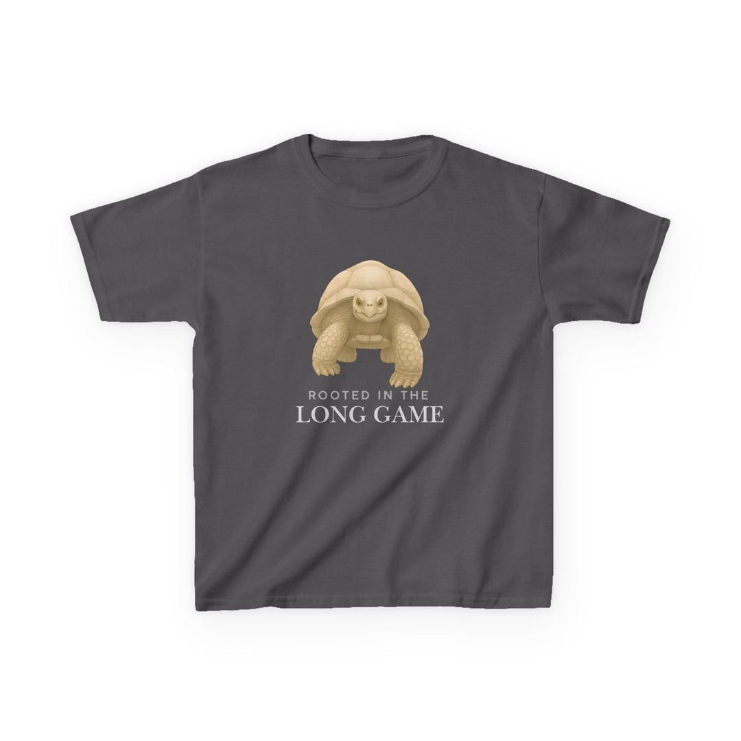 Kids Giant Tortoise Tee | "Build Your Future" | Sketch Design | Eco-Conscious | Grounded & Gentle