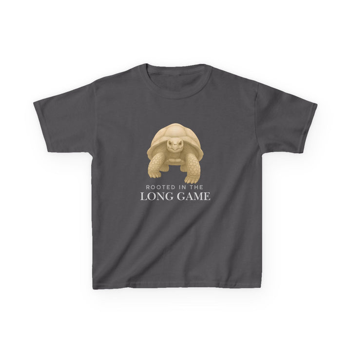 Kids Giant Tortoise Tee | "Build Your Future" | Sketch Design | Eco-Conscious | Grounded & Gentle