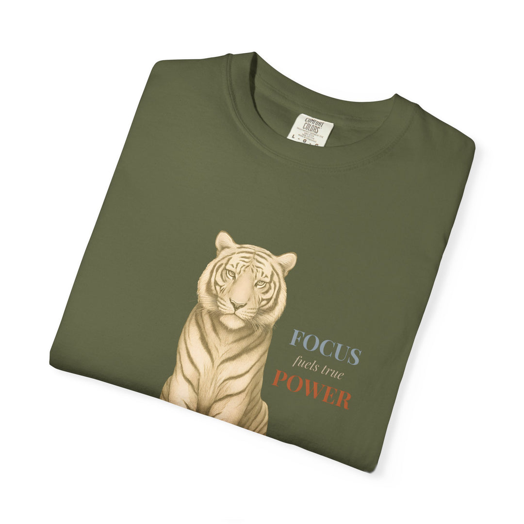Force fuels true Power – Tiger | Empowered & Bold | Sketch Series by Pure Perspective | Eco Friendly Graphic Tee
