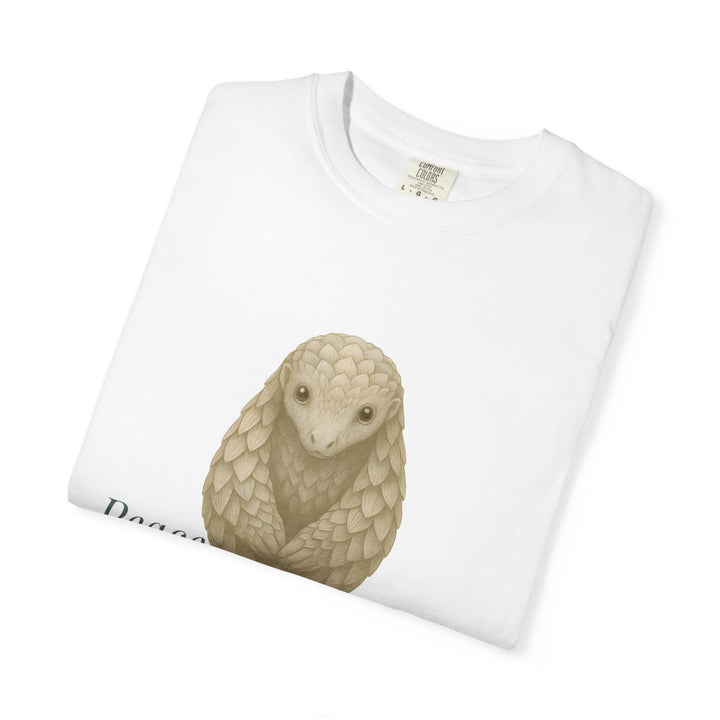Peace Needs No Armor – Pangolin | Calm & Centered | Sketch Series by Pure Perspective | Eco Friendly Graphic Tee