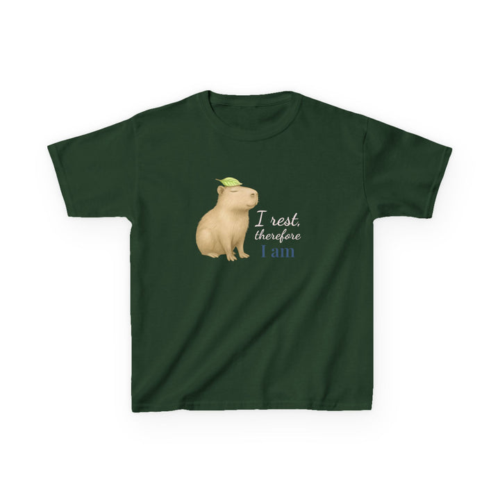 Kids Capybara Tee | "Take it Easy" | Sketch Design | Eco-Conscious | Grounded & Gentle