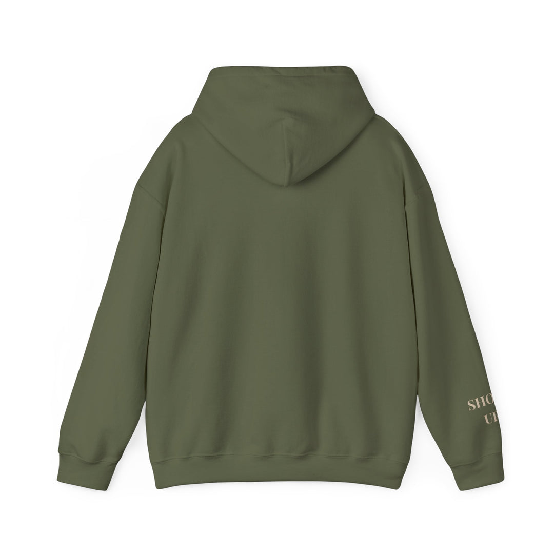 Show Up – Lion | Empowered & Bold Series | Unisex Heavy Blend™ Hooded Sweatshirt | Eco-Friendly Apparel