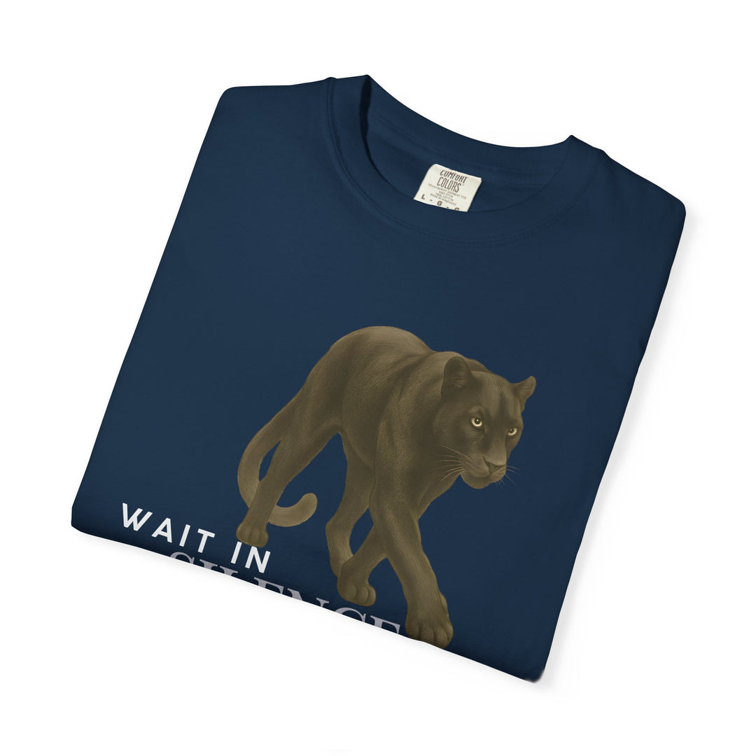 Weight in Silence – Jaguar | Reflective & Wise | Sketch Series by Pure Perspective | Eco Friendly Graphic Tee