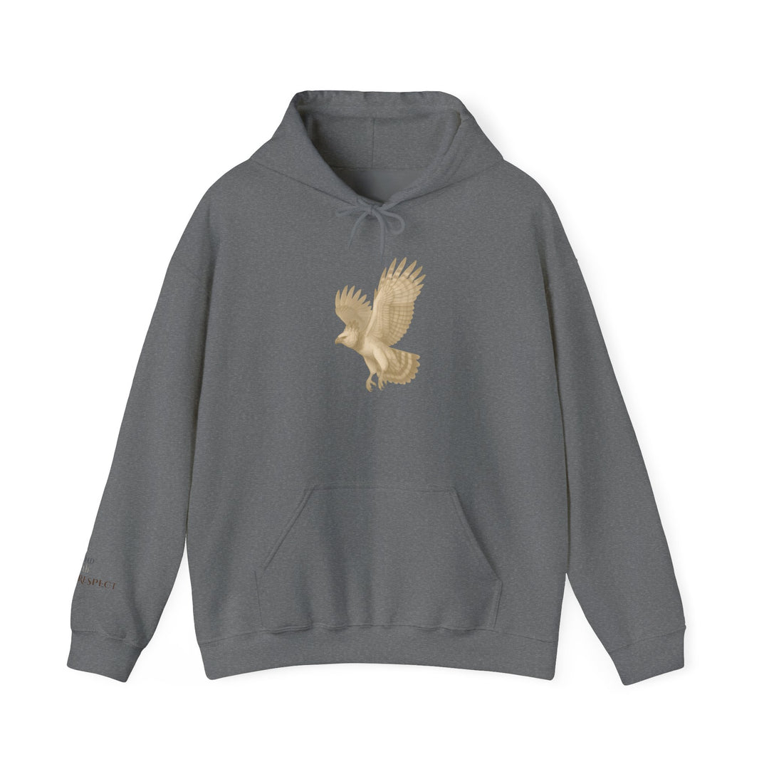 Ascend with Respect – Harpy Eagle | Empowered & Bold Series | Unisex Heavy Blend™ Hooded Sweatshirt | Eco-Friendly Apparel