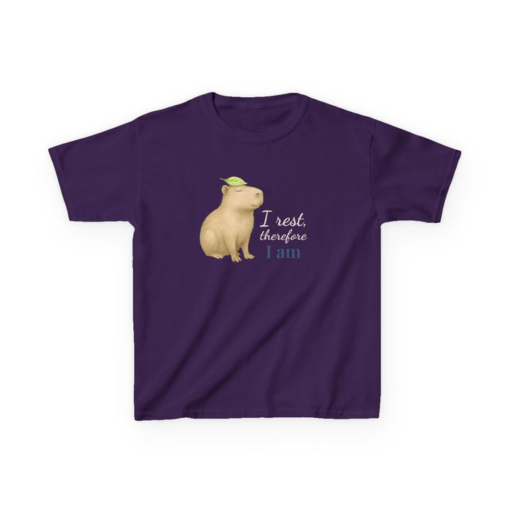 Kids Capybara Tee | "Take it Easy" | Sketch Design | Eco-Conscious | Grounded & Gentle
