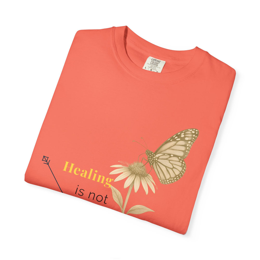 Healing is not Linear – Monarch Butterfly | Hopeful & Healing | Sketch Series by Pure Perspective App | Eco Friendly Graphic Tee