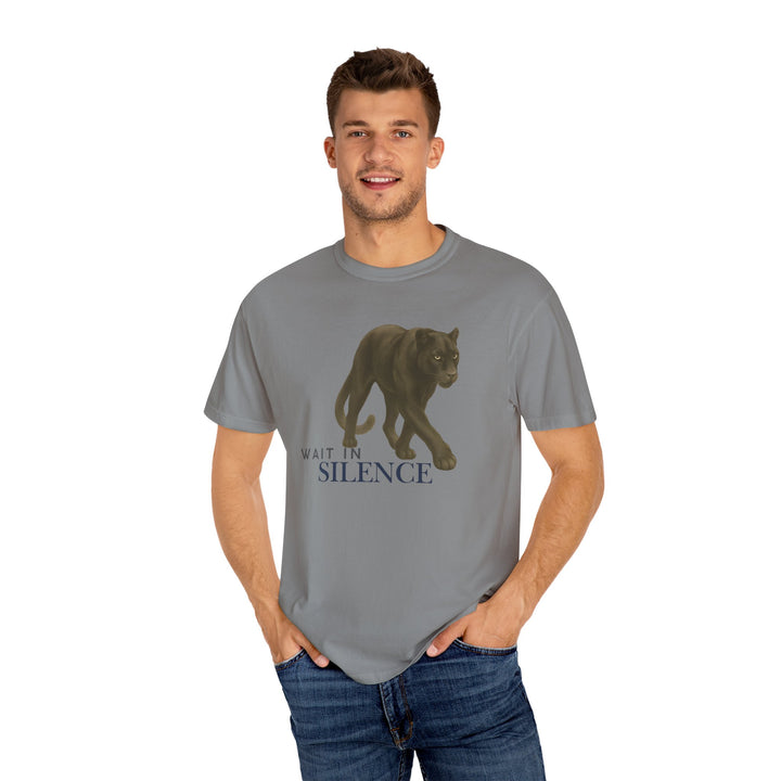 Weight in Silence – Jaguar | Reflective & Wise | Sketch Series by Pure Perspective | Eco Friendly Graphic Tee