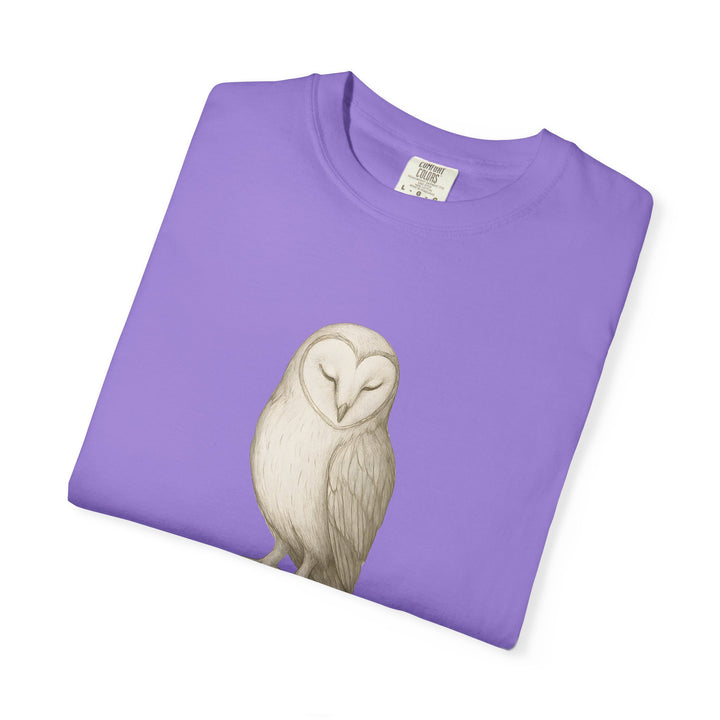 Let Quiet Lead – Owl | Calm & Centered | Sketch Series by Pure Perspective | Eco Friendly Graphic Tee