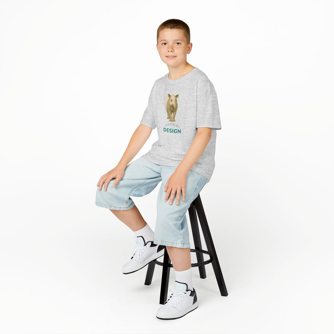 Kids Tapir Tee | "Gentle by Design" | Sketch Design | Eco-Conscious | Grounded & Gentle