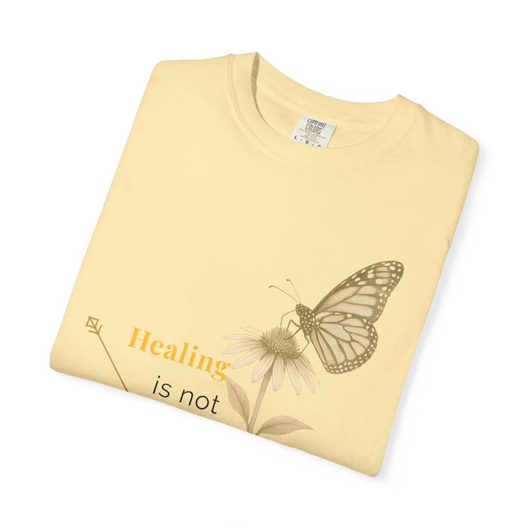Healing is not Linear – Monarch Butterfly | Hopeful & Healing | Sketch Series by Pure Perspective App | Eco Friendly Graphic Tee