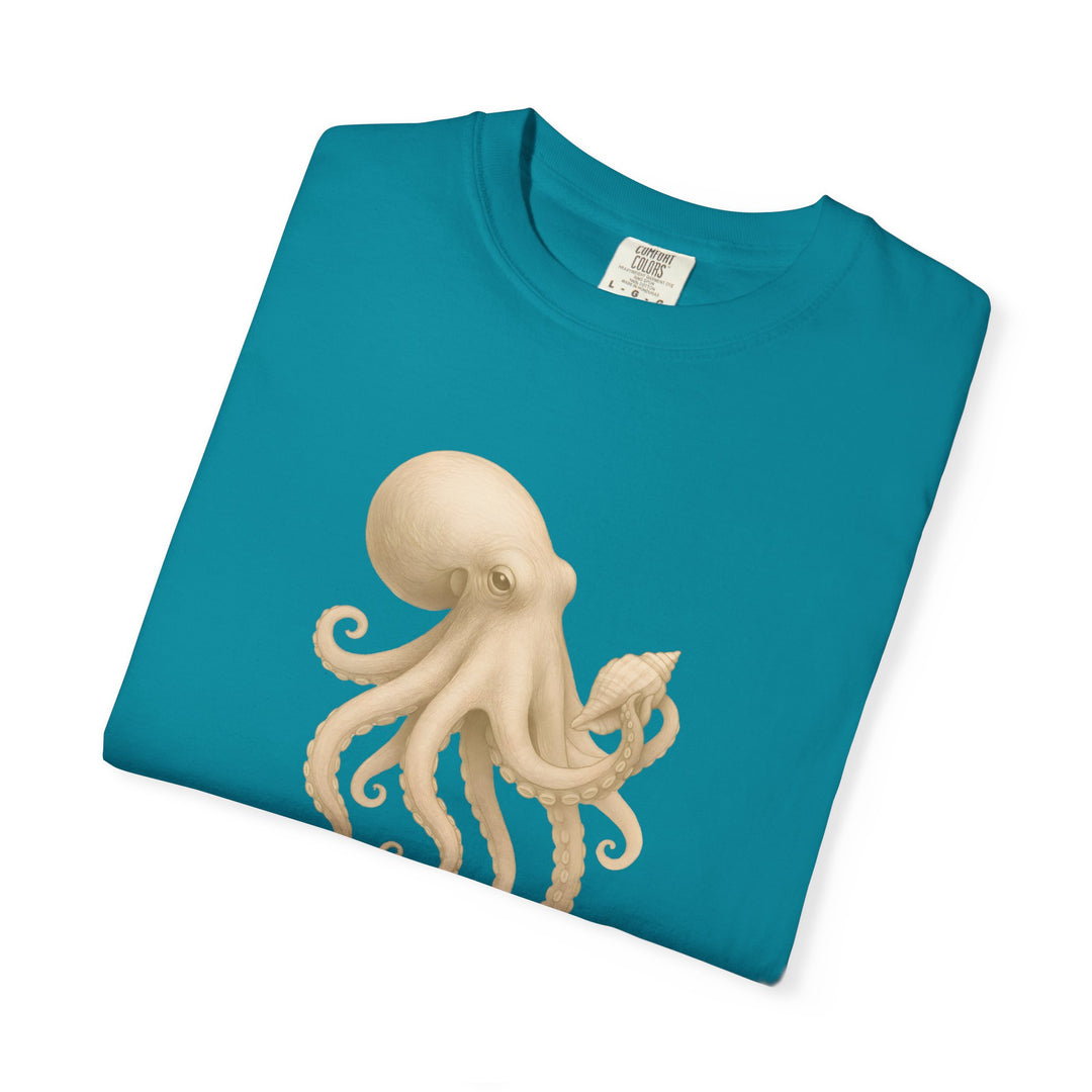 Think In All Directions – Octopus | Joyful & Playful | Sketch Series by Pure Perspective App | Eco Friendly Graphic Tee