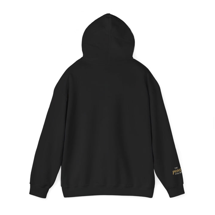 The Peaceful Still Resist – Rhino Edition | Patient & Peaceful Series | Unisex Heavy Blend™ Hooded Sweatshirt | Eco-Friendly Apparel