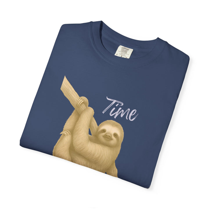 Time is Yours – Sloth | Joyful & Playful | Sketch Series by Pure Perspective | Eco Friendly Graphic Tee