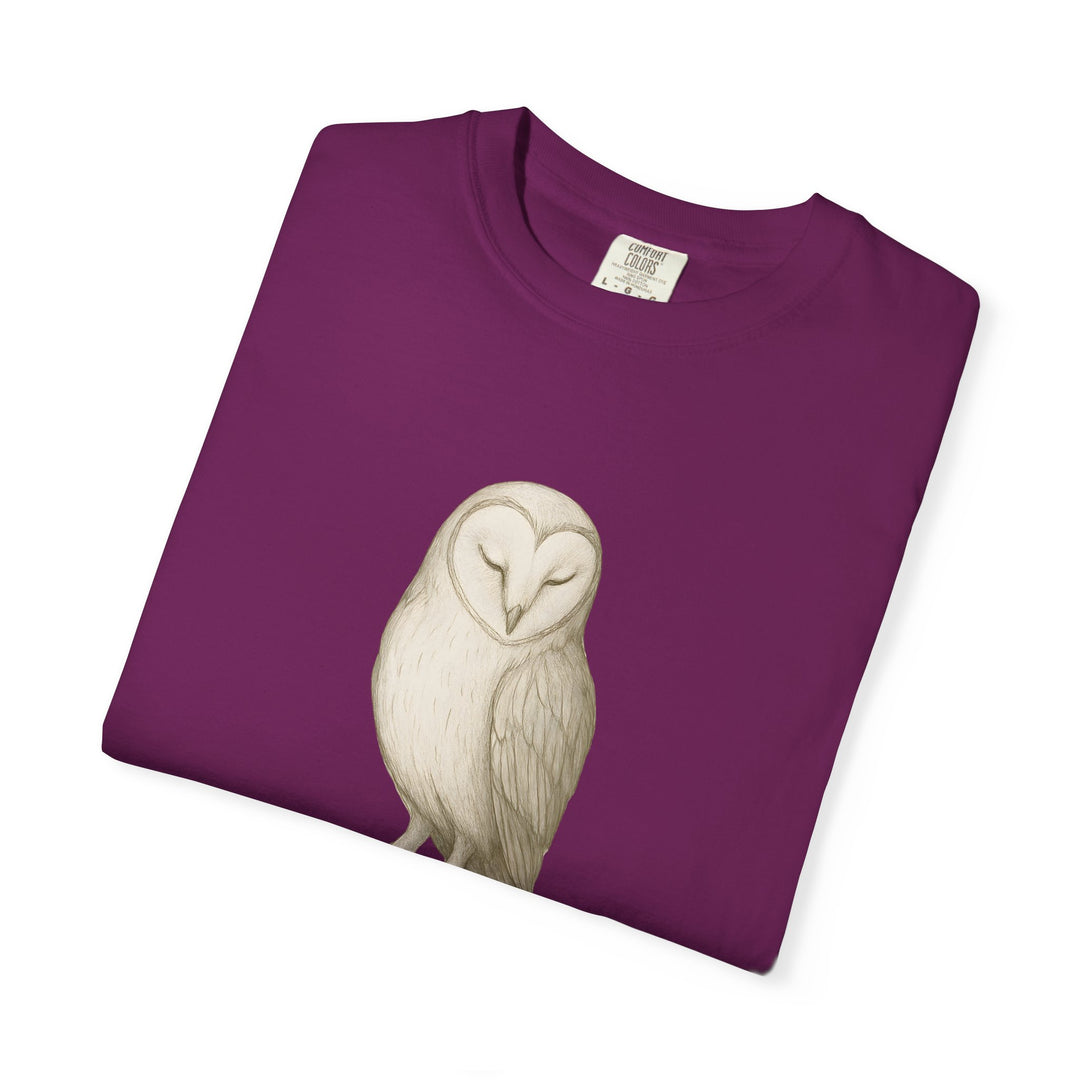 Let Quiet Lead – Owl | Calm & Centered | Sketch Series by Pure Perspective | Eco Friendly Graphic Tee