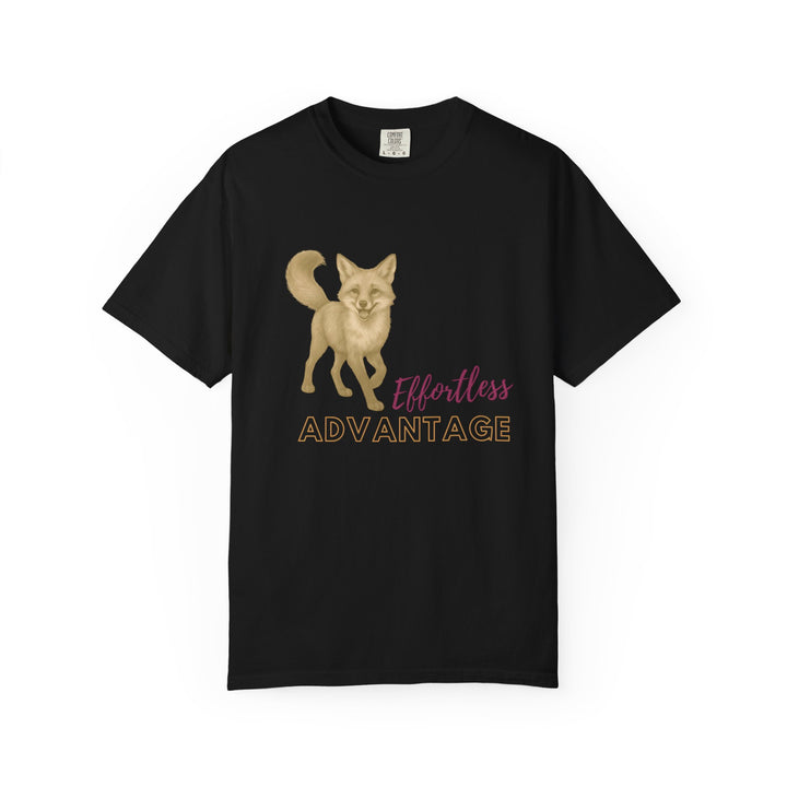 Effortless Advantage – Red Fox | Joyful & Playful | Sketch Series by Pure Perspective App | Eco Friendly Graphic Tee