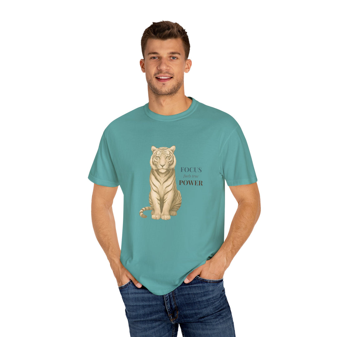 Force fuels true Power – Tiger | Empowered & Bold | Sketch Series by Pure Perspective | Eco Friendly Graphic Tee