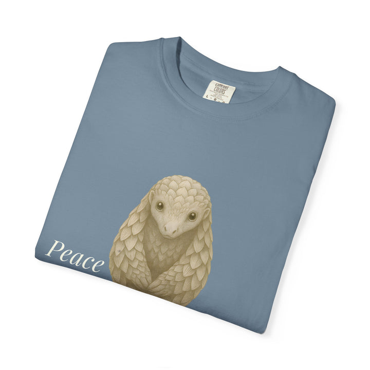 Peace Needs No Armor – Pangolin | Calm & Centered | Sketch Series by Pure Perspective | Eco Friendly Graphic Tee