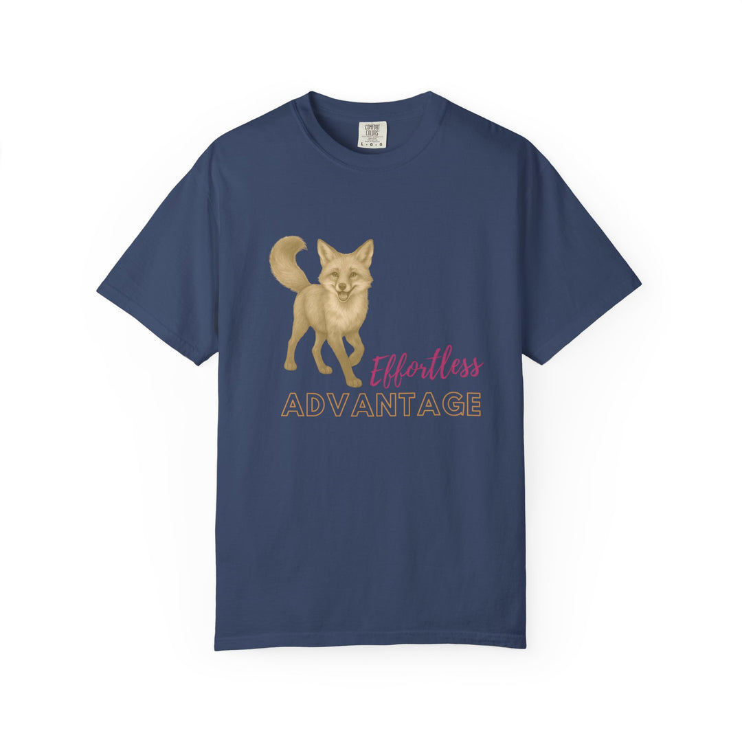 Effortless Advantage – Red Fox | Joyful & Playful | Sketch Series by Pure Perspective App | Eco Friendly Graphic Tee
