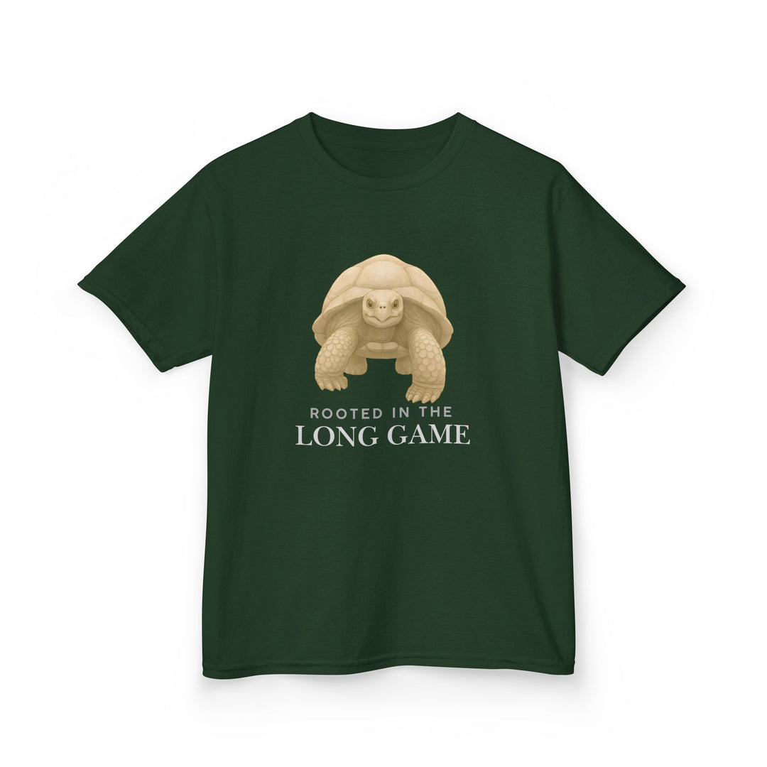 Kids Giant Tortoise Tee | "Build Your Future" | Sketch Design | Eco-Conscious | Grounded & Gentle