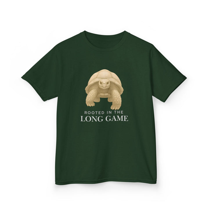 Kids Giant Tortoise Tee | "Build Your Future" | Sketch Design | Eco-Conscious | Grounded & Gentle