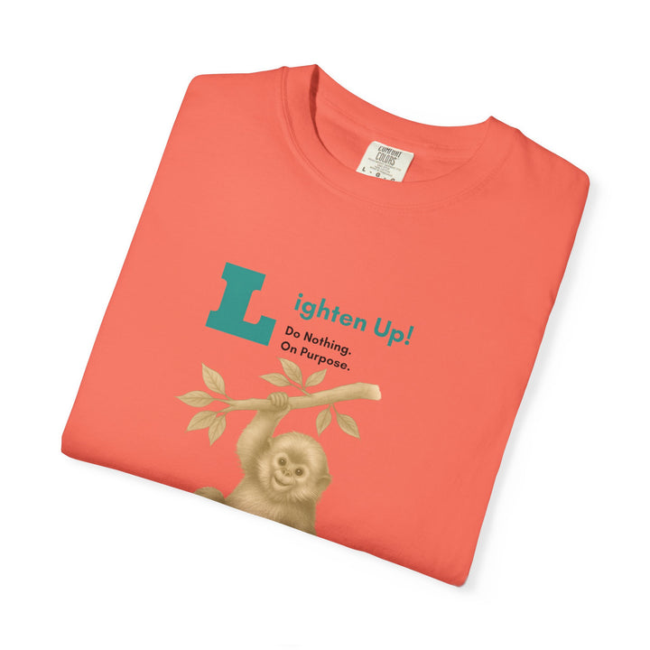 Lighten Up – Golden Snub-Nosed Monkey | Joyful & Playful | Sketch Series by Pure Perspective | Eco Friendly Graphic Tee