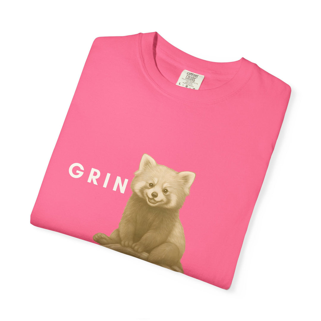Grin and go on – Red Panda | Joyful & Playful | Sketch Series by Pure Perspective App | Eco Friendly Graphic Tee