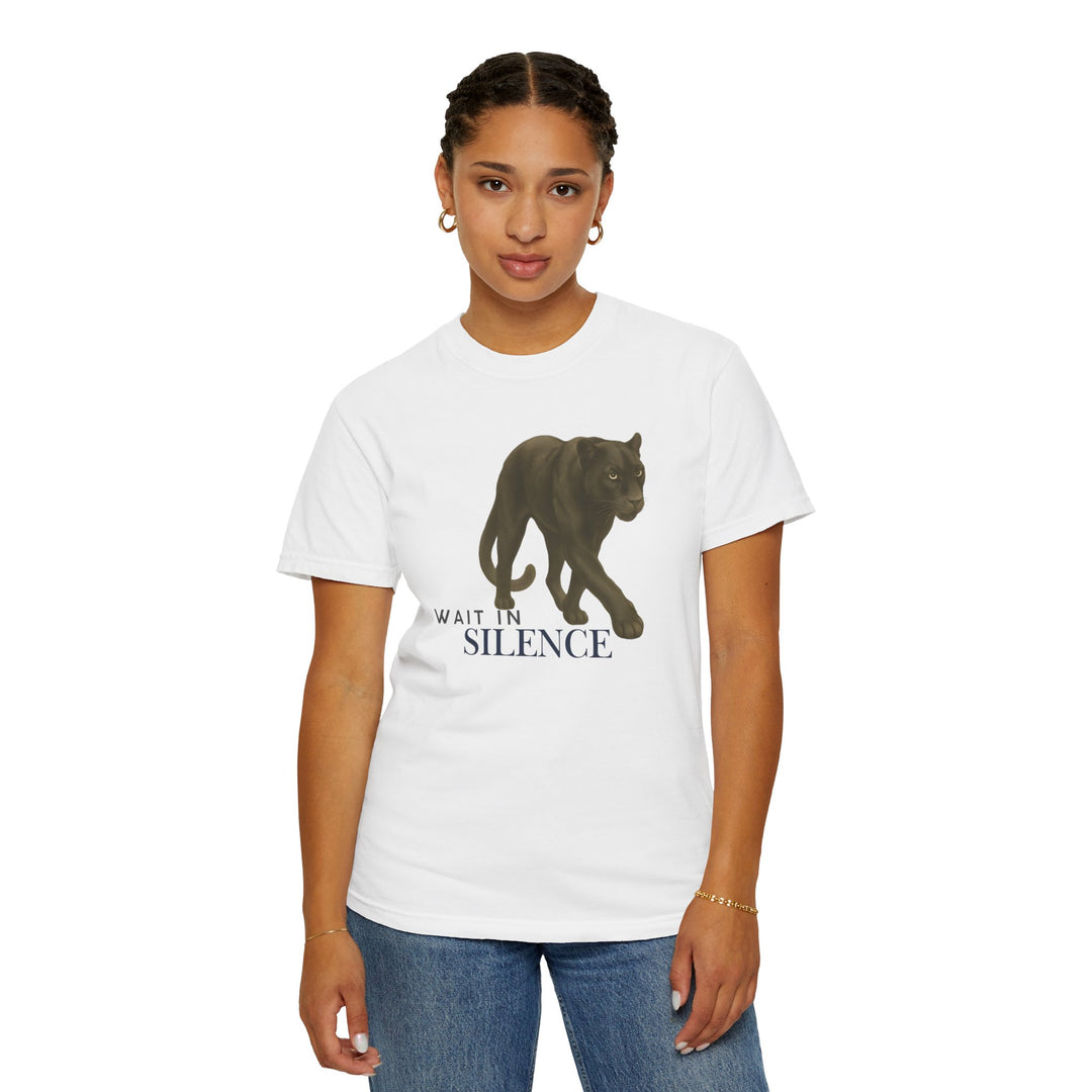Weight in Silence – Jaguar | Reflective & Wise | Sketch Series by Pure Perspective | Eco Friendly Graphic Tee