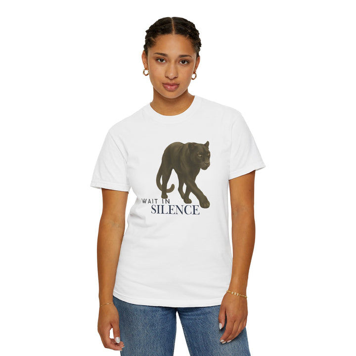 Weight in Silence – Jaguar | Reflective & Wise | Sketch Series by Pure Perspective | Eco Friendly Graphic Tee